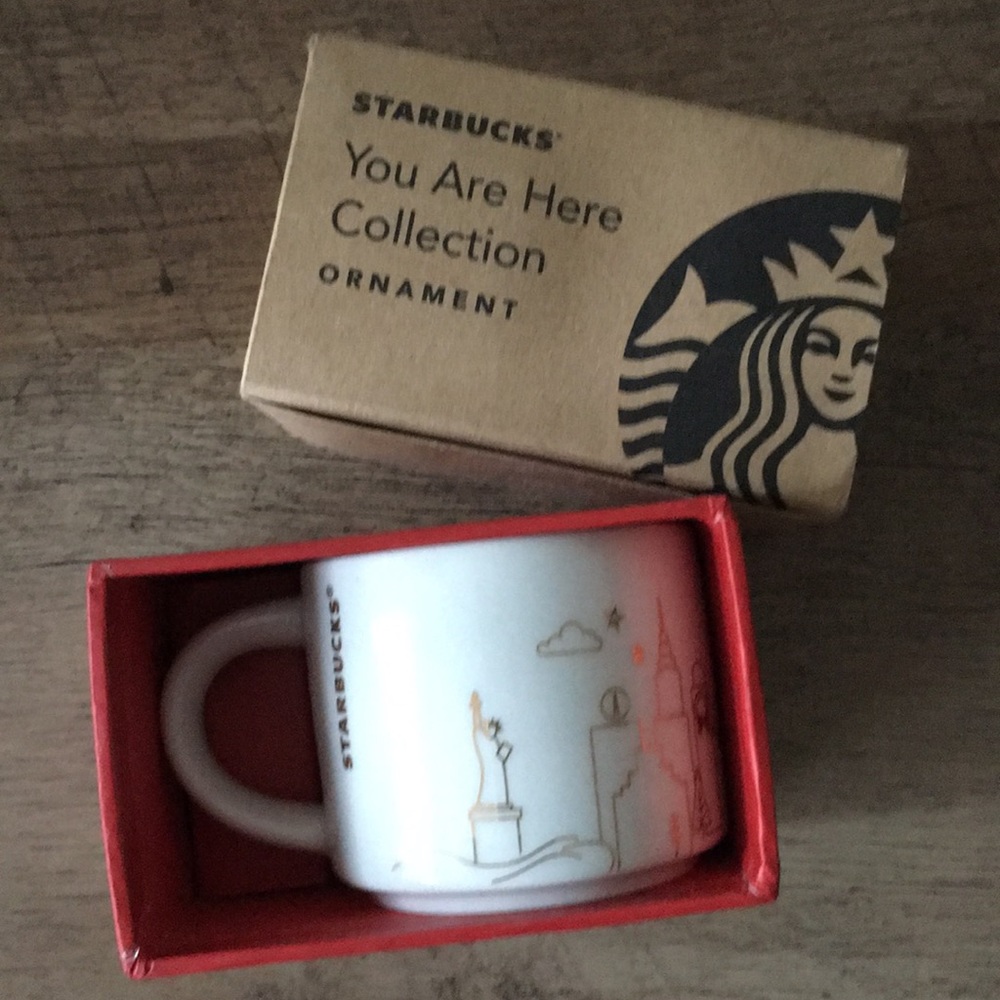 Starbucks Your are here ornament New York City